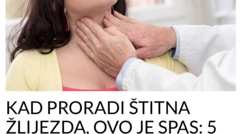 KAD PRORADI ŠTITNA ŽLIJEZDA, OVO JE SPAS: 5 prostih savjeta da je dovedete u red – jednu grešku svi prave, a NAJVIŠE ŠTETI