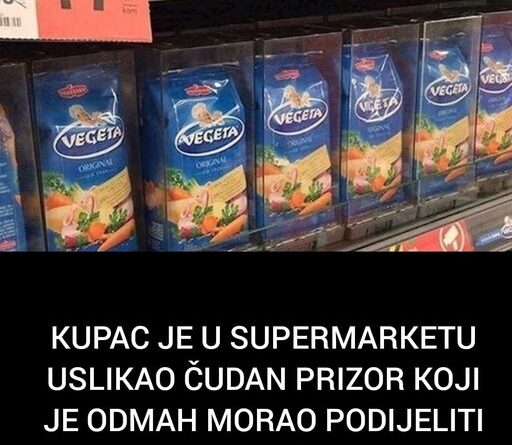 KUPAC JE U SUPERMARKETU USLIKAO ČUDAN PRIZOR KOJI JE ODMAH MORAO PODIJELITI SA SVIMA: Vidite li šta je čudno?